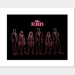 RBD Rebelde Tour 2023 Pink Style Posters and Art